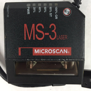 Microscan Siemens MS-3 Laser Barcode Scanner Reader 067-1552-01B