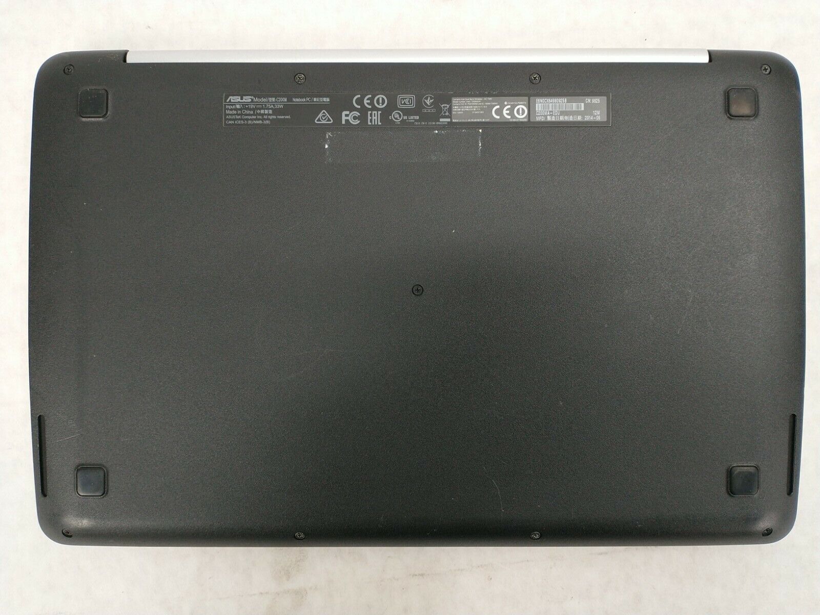 Asus Chromebook C200MA-EDU Laptop Computer Chrome OS 11.6" 2GB 16GB Webcam