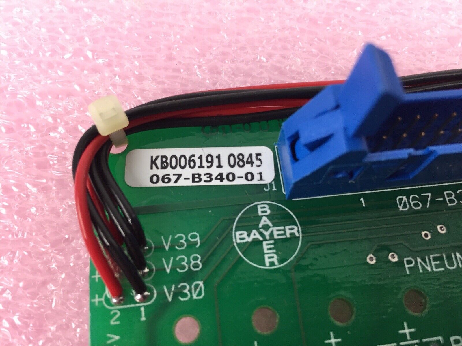 Siemens Bayer - 067-B340-01K - Pneumatic Value Scrambler PCB