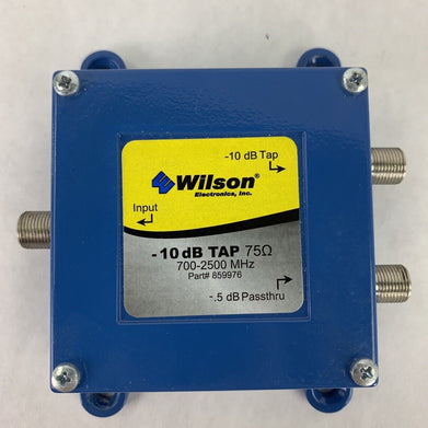 Wilson 75 Ohm -10dB/-0.5dB Tap for 700-2500MHz 859976