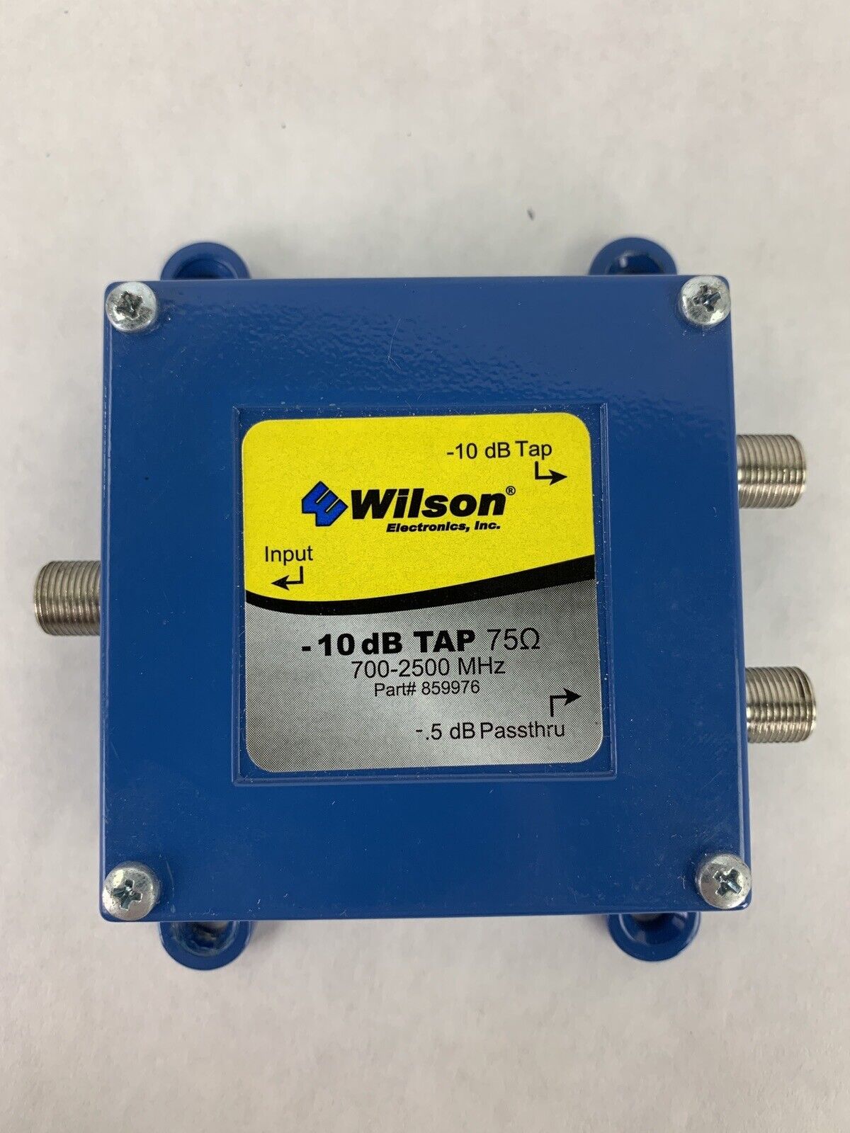 Wilson 75 Ohm -10dB/-0.5dB Tap for 700-2500MHz 859976