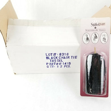Stiffel Northbrook Double Tassels Black 8316 (Lot of 12)