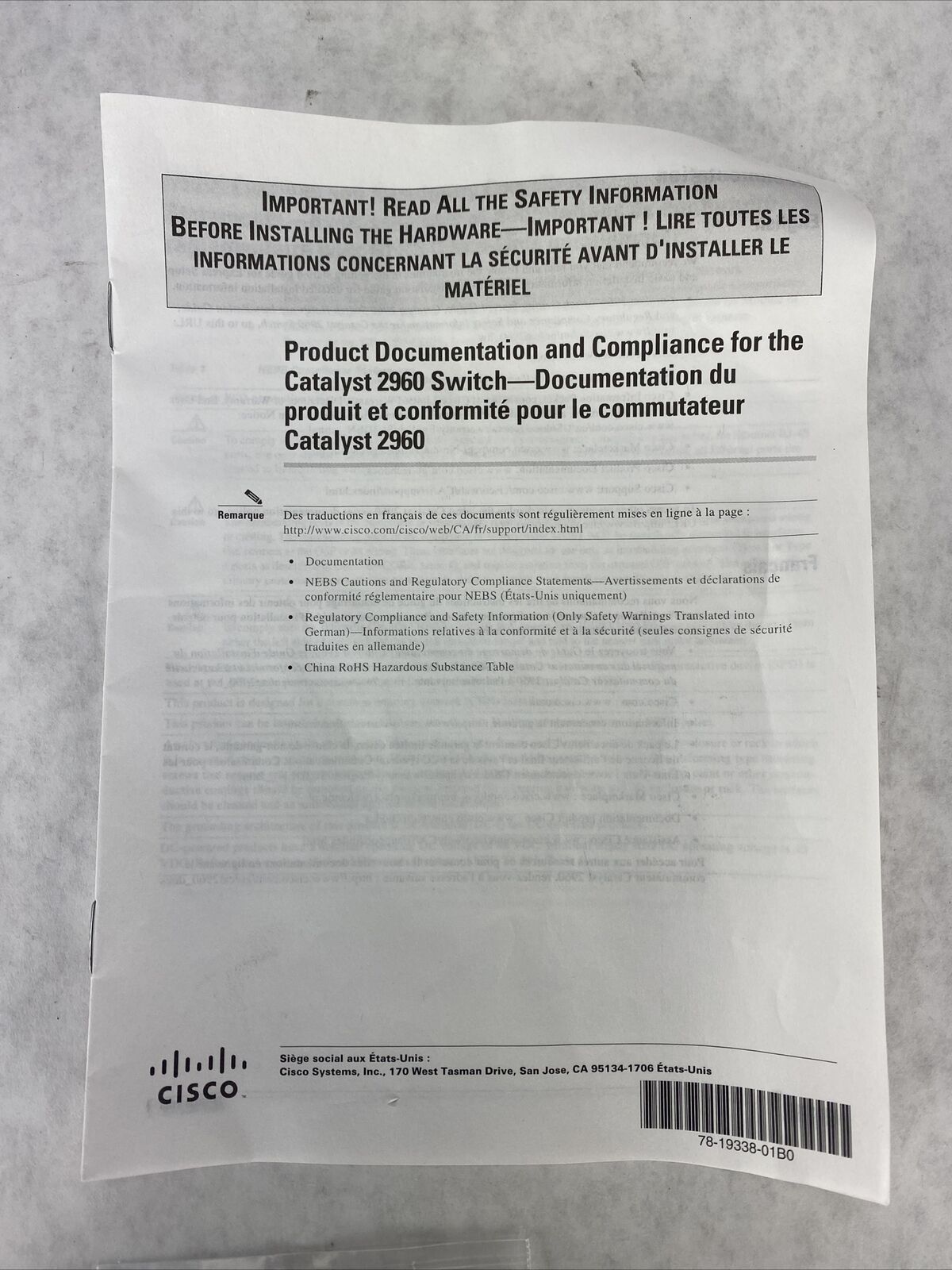 Cisco 53-2536-02 Accessory Rack Mount Kits 8873507