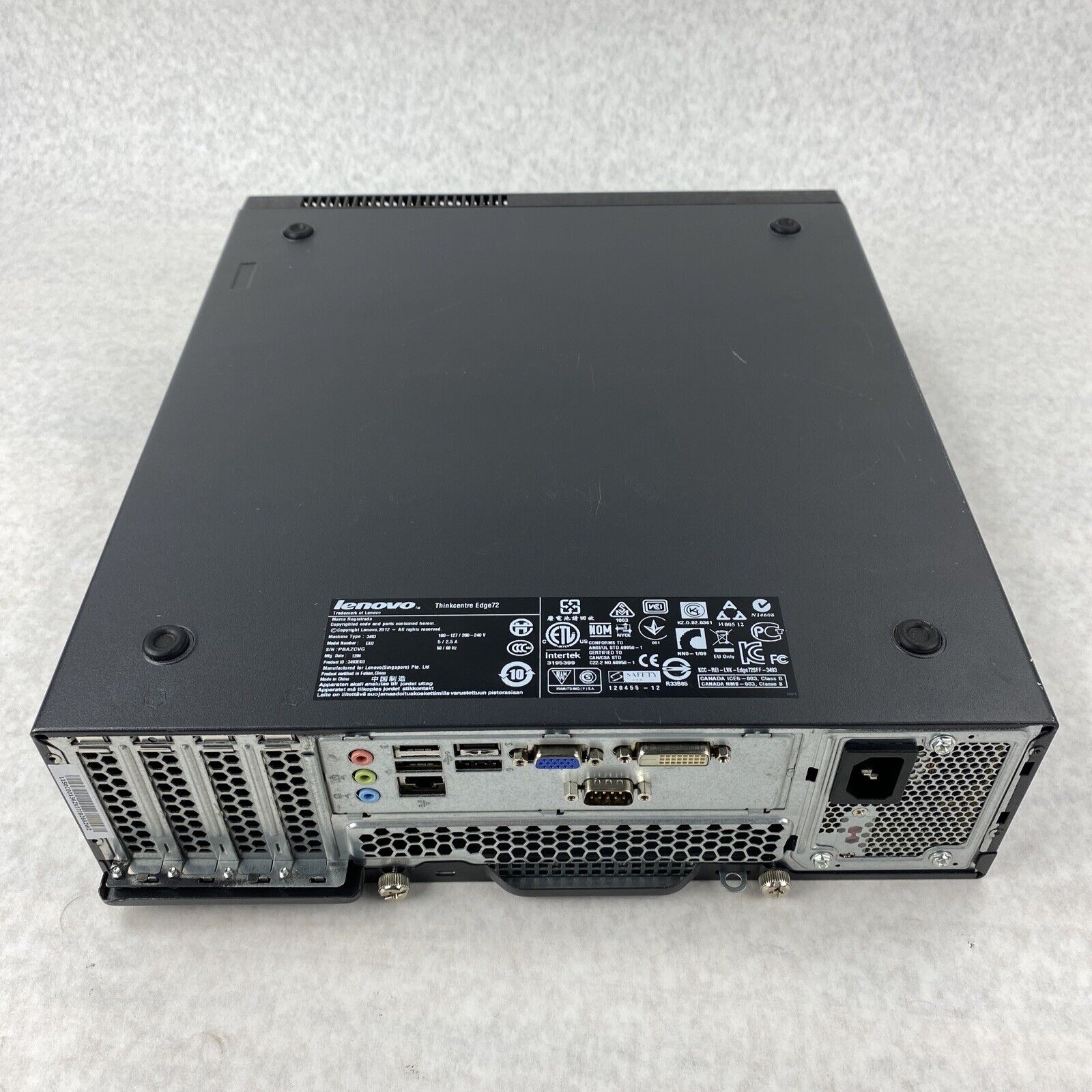 Lenovo ThinkCentre Edge72 SFF Intel Pentium G640 2.80 GHz 4 GB RAM NO HDD NO OS
