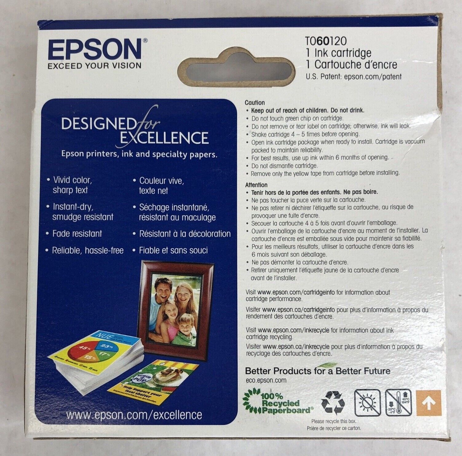EPSON 60 Standard Capacity Black Ink