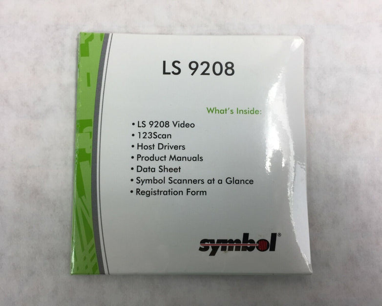 Genuine Symbol Technologies CD ONLY for LS9208    1PSW-61232-01   Factory Sealed