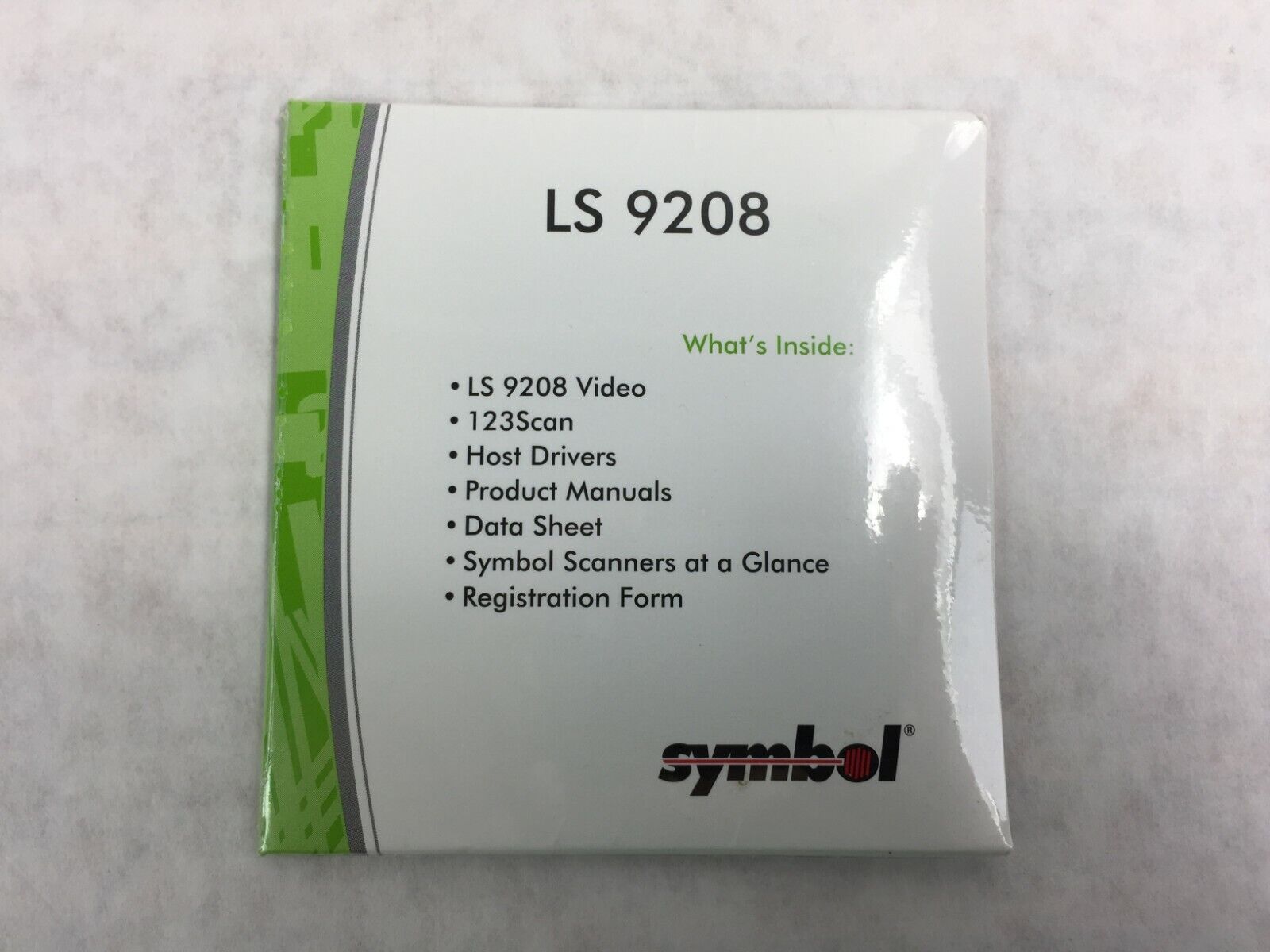 Genuine Symbol Technologies CD ONLY for LS9208    1PSW-61232-01   Factory Sealed