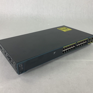 Cisco WS-C2960-24TC-L 24-Port Ethernet Managed Switch