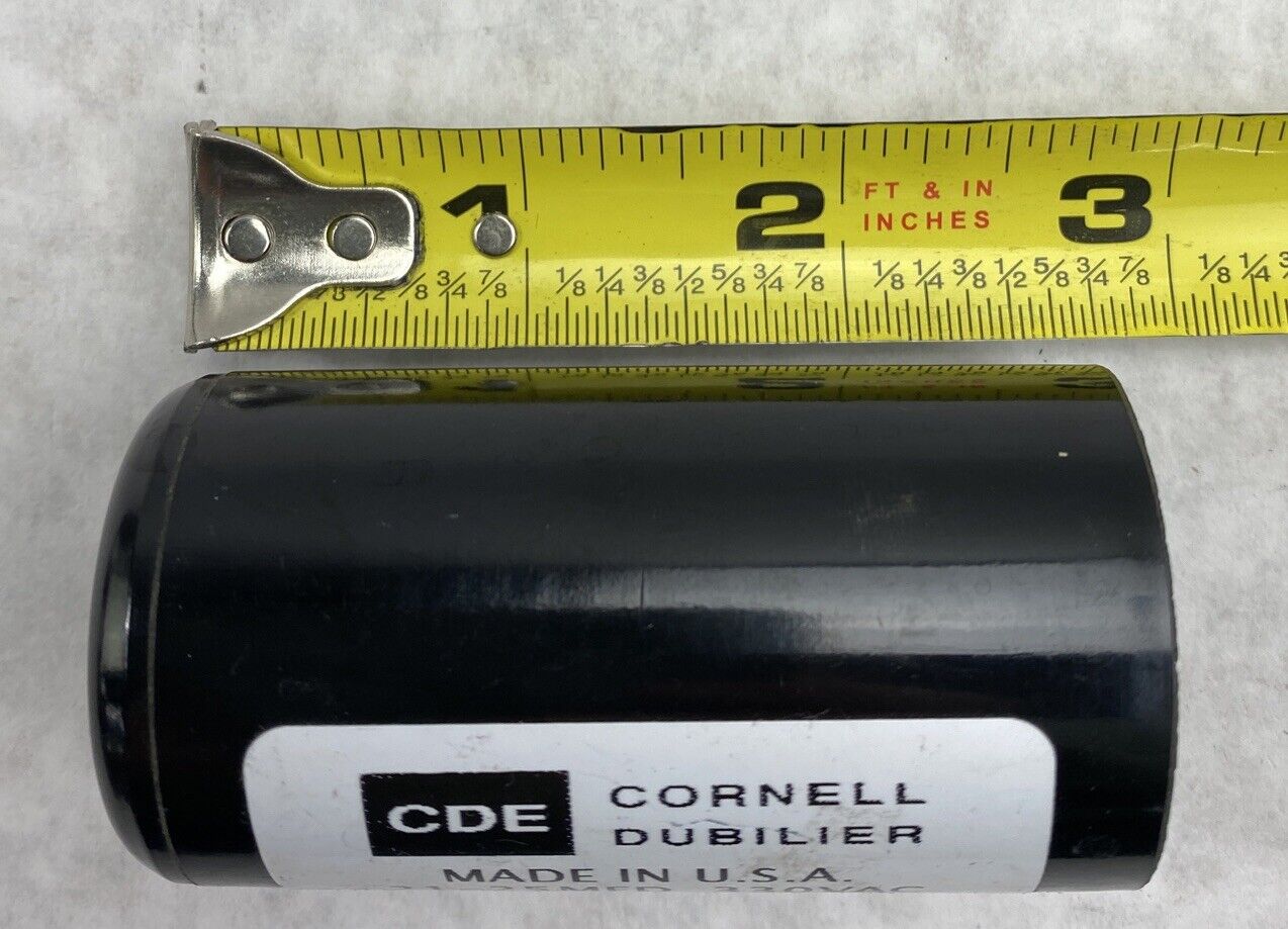Cornell Dubilier PSU2130 21-25uF 330VAC 0440H 50/60Hz capacitor
