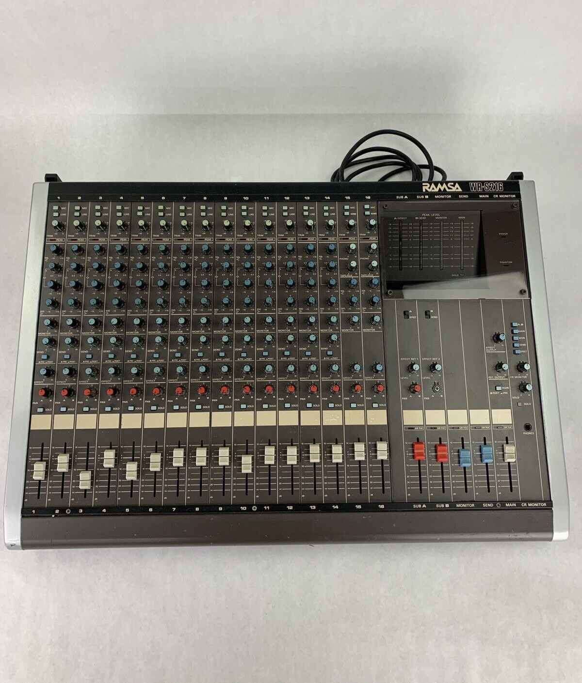 Panasonic Ramsa WR-S216 16 Channel Analog Mixer Audio Mixing Console Tested