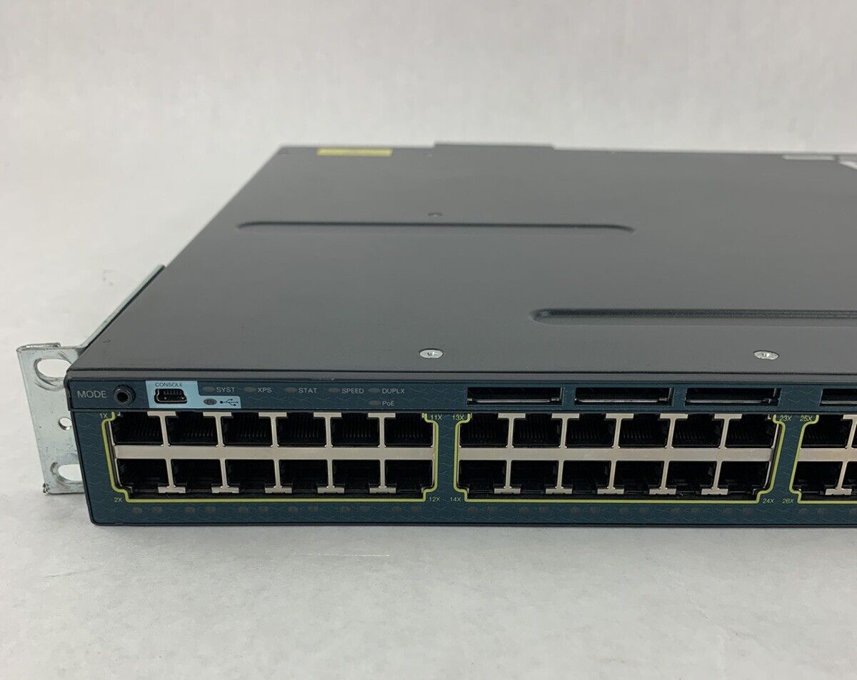 Cisco Catalyst 3560X CATALYST WS-C3560X-48PF-S Network Switch