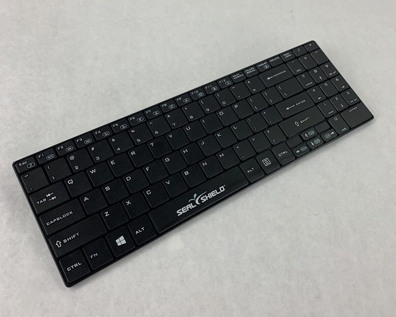 Seal Shield Wireless Waterproof Keyboard SSKSV099WV2 Black Tested No Receiver