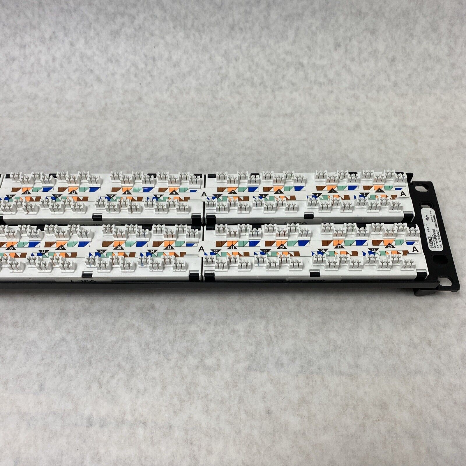 Hubbell P6E48U 2U 48-Port Nextspeed 6 Universal Patch Panel