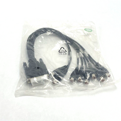 NVT Smatrix Audio Connector Cable, 15-pin DB15 Male to 8-Channel S-Video