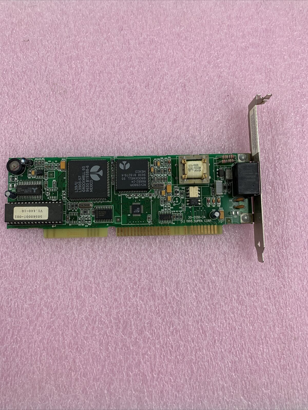 Supra 16-Bit ISA Modem Card SupraExpress 33.6i PnP VoiceInternal 30-0130-3A