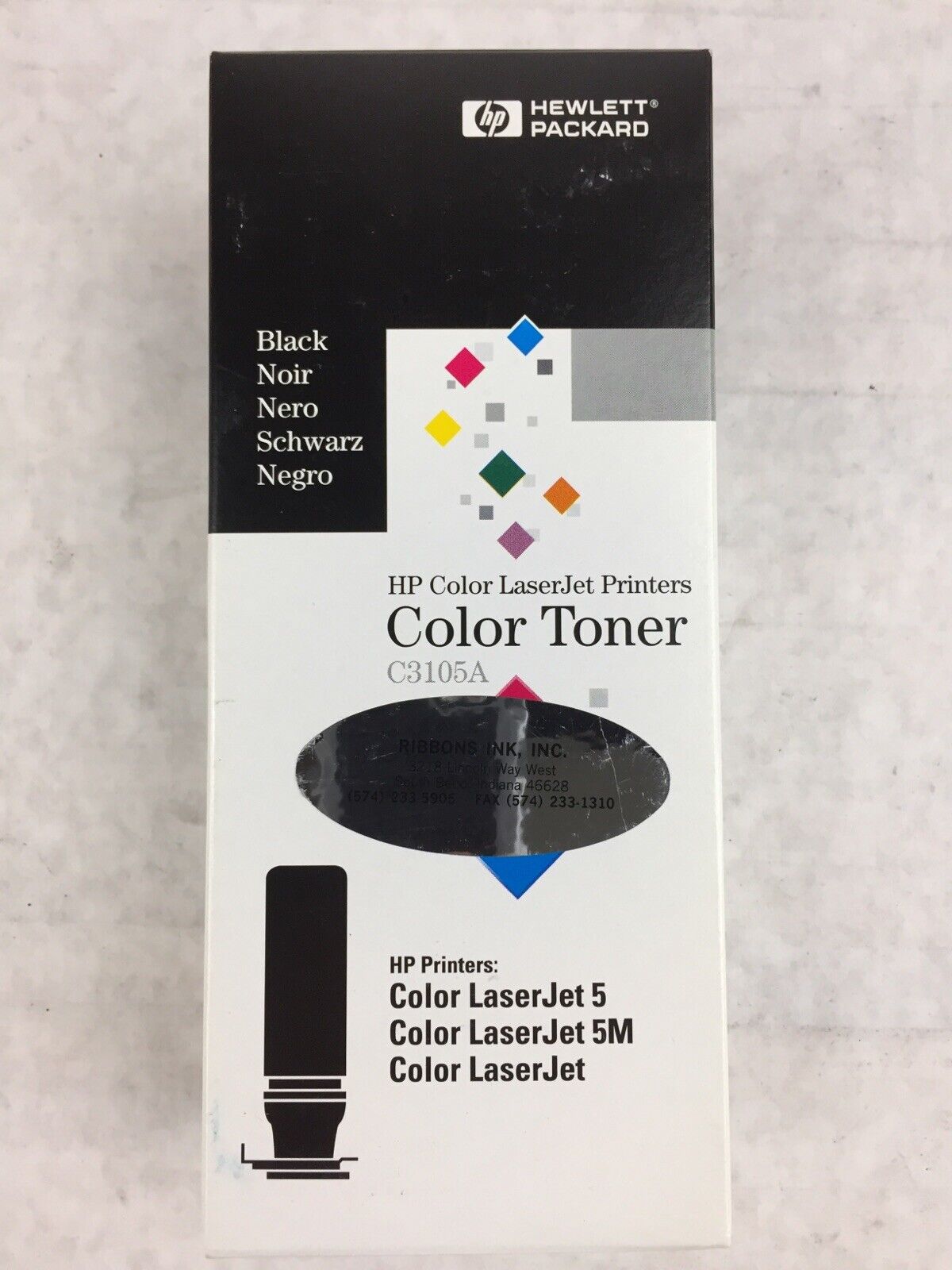HP Color LaserJet Printers Color Toner C3105A Black Color LaserJet 5(M)
