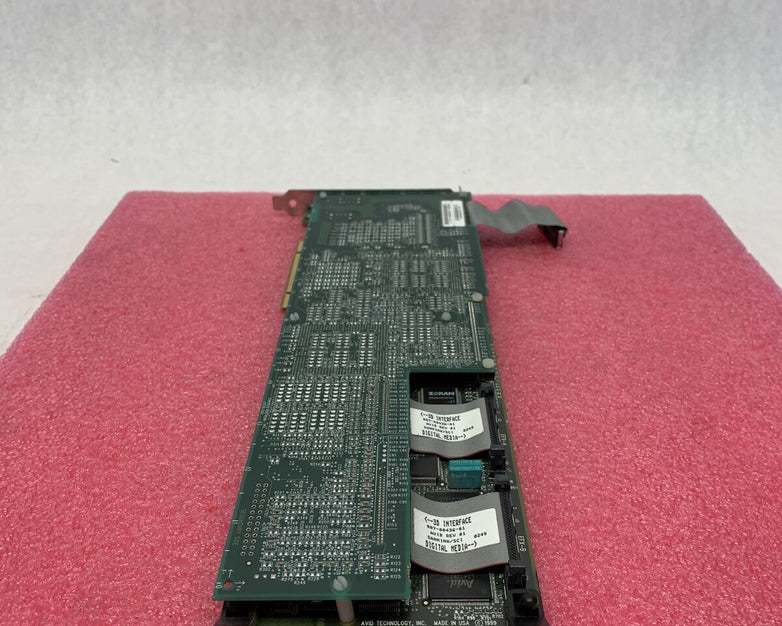 Avid Tech PCI Digital Media Card 30-03063-01C w/30-03007-01 PCI