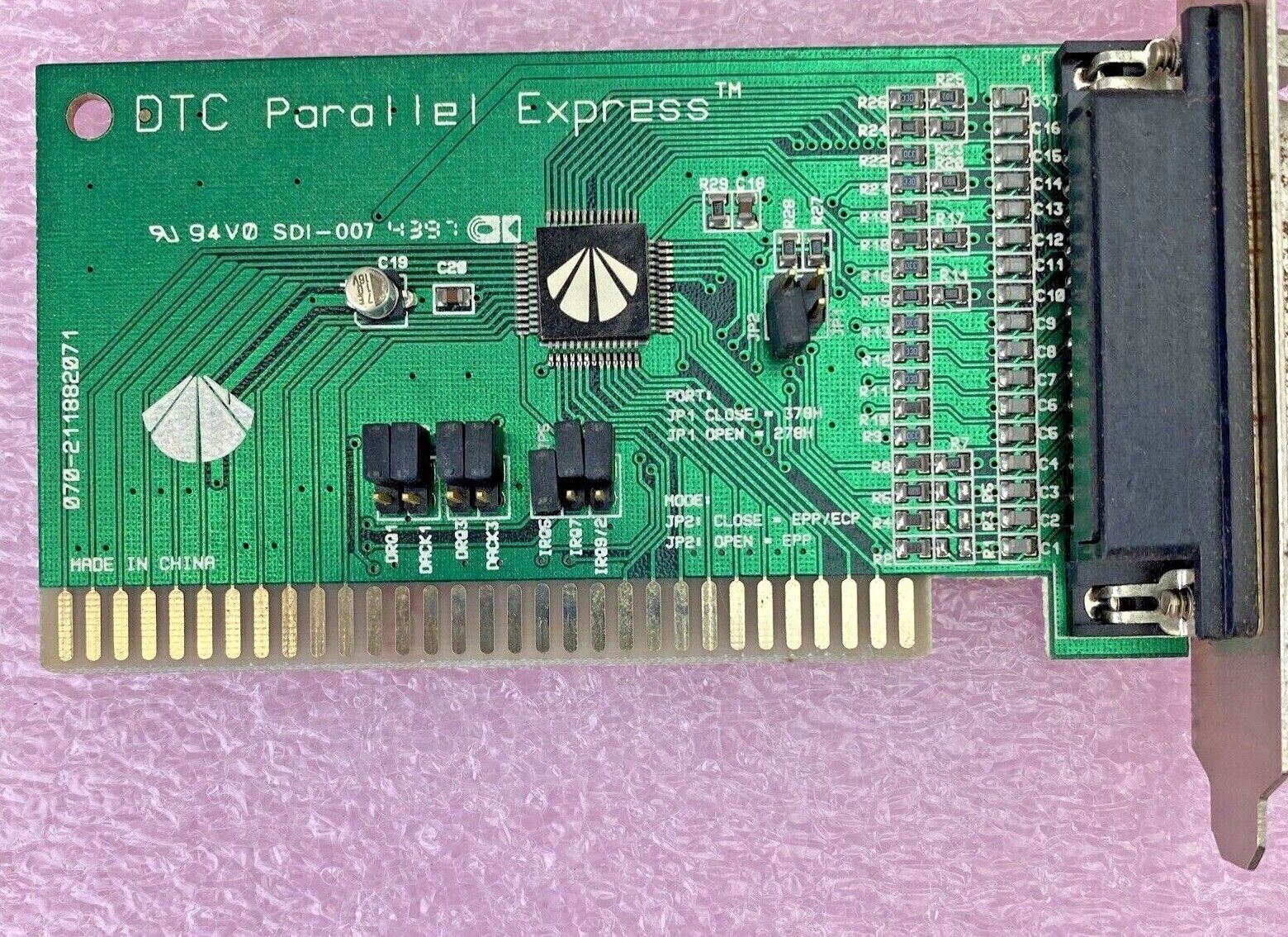 DTC 400598-01 Parallel Express DTC1188 ISA Card