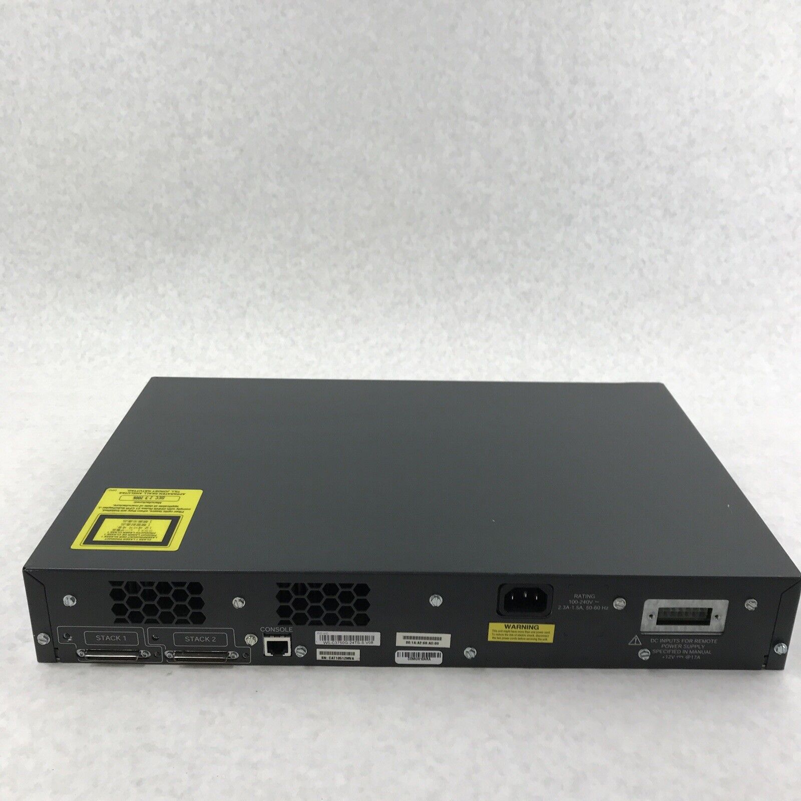 Cisco WS-C3750G-24TS-S 24-Port 1000 Base-T Gigabit Ethernet Switch RJ45