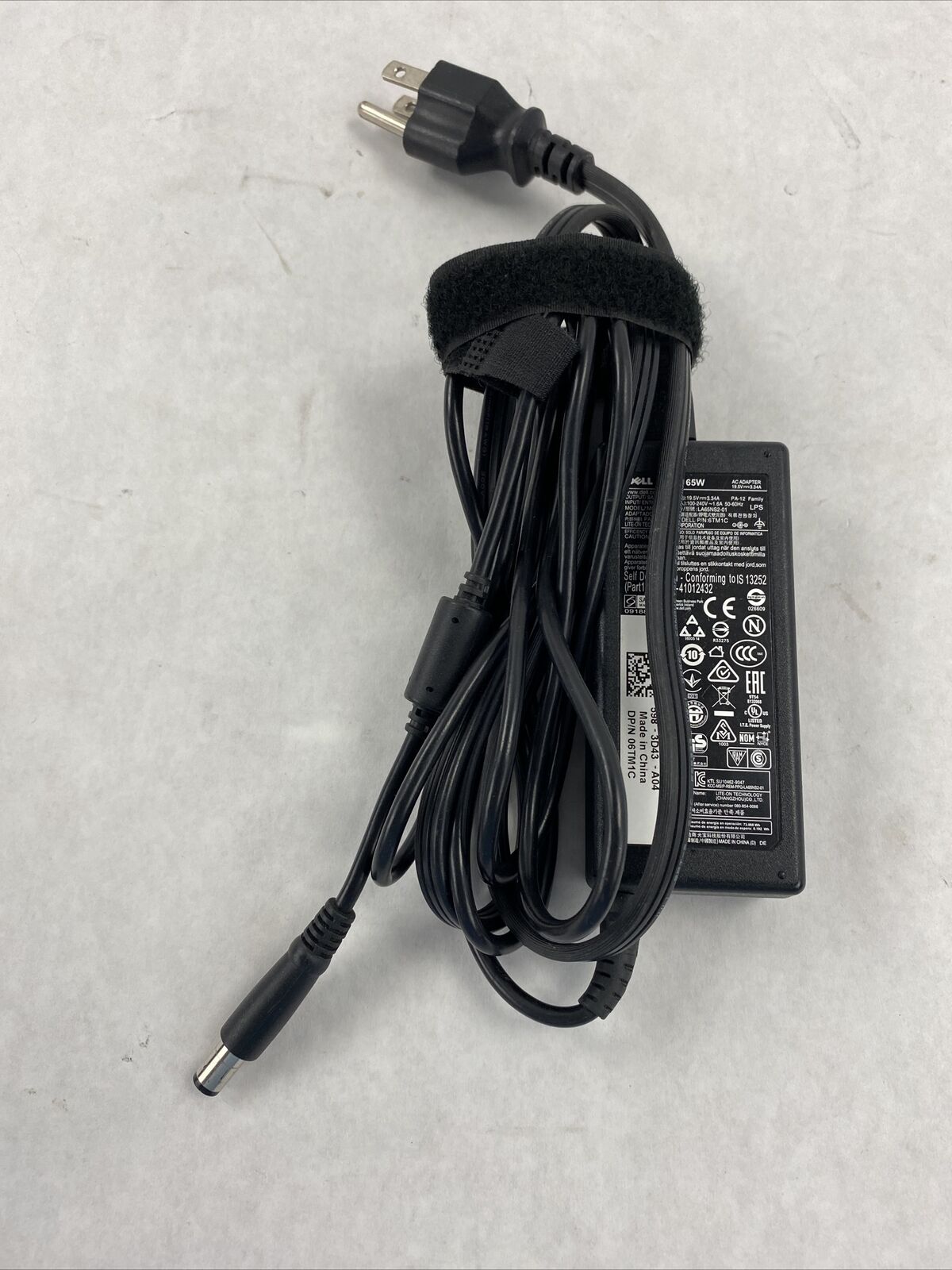Lot of 2 Dell 06TM1C Laptop Charger Adapter 65W PA-12 Family 19.5V