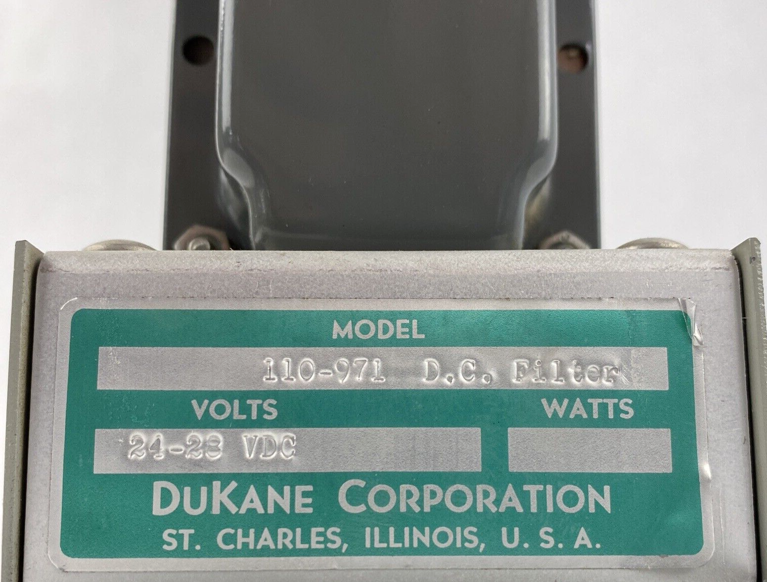 Dukane 17A255 Power Supply 110-971 D.C. Filter 125/250 Volts 127 Watts