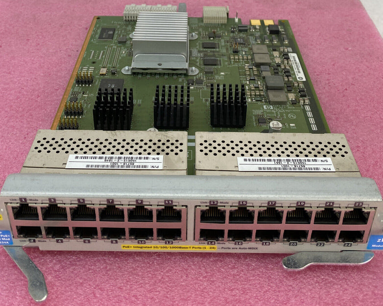 HP ProCurve Gig-T PoE E5406 zl Switch Module J9534A 5064-2002 A-5333-D3 NO POWER