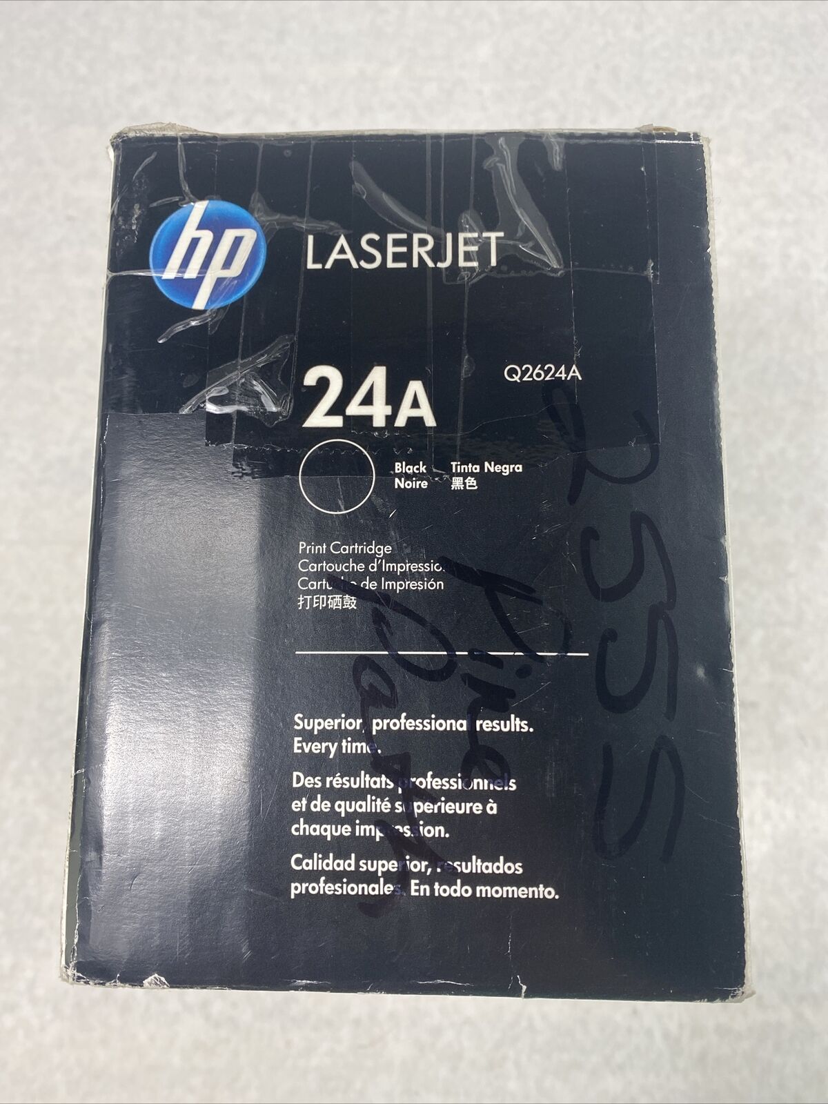 HP Q2624A Black Toner Cartridge 24A 2012 OPEN BOX