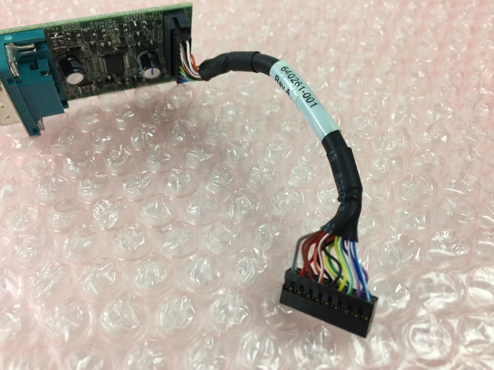 HP 638946-001 rp5800 Retail System Serial Port Adapter Card with Cable