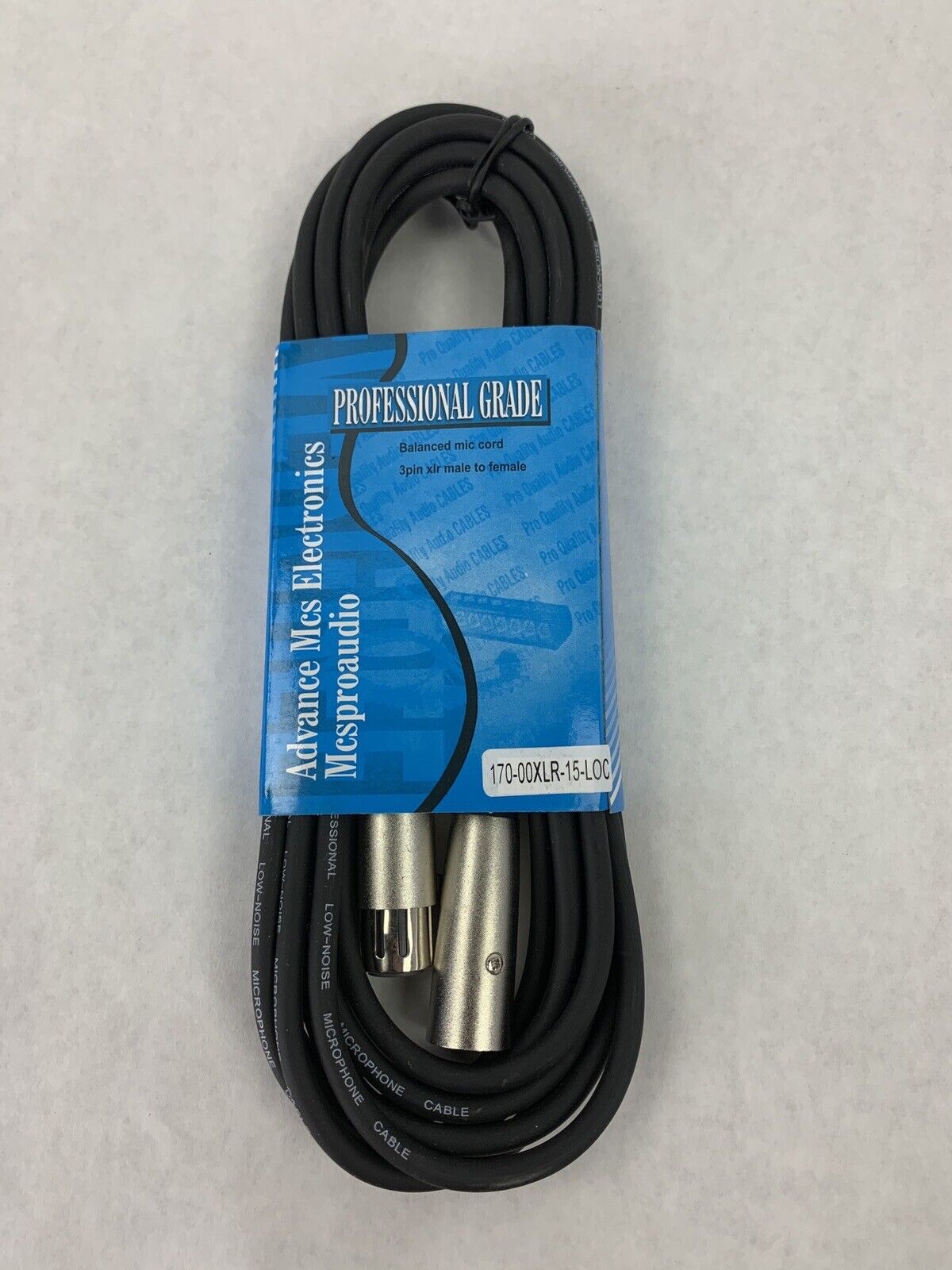 New Box Opened Professional Grade 3Pin Male To Female XLR 170-00XLR-15-LOC