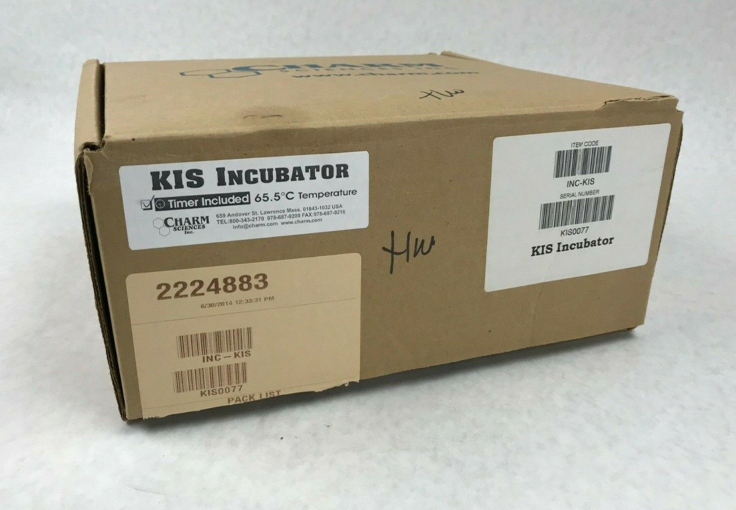 Charm Sciences KIS Incubator INC-KIS 0077