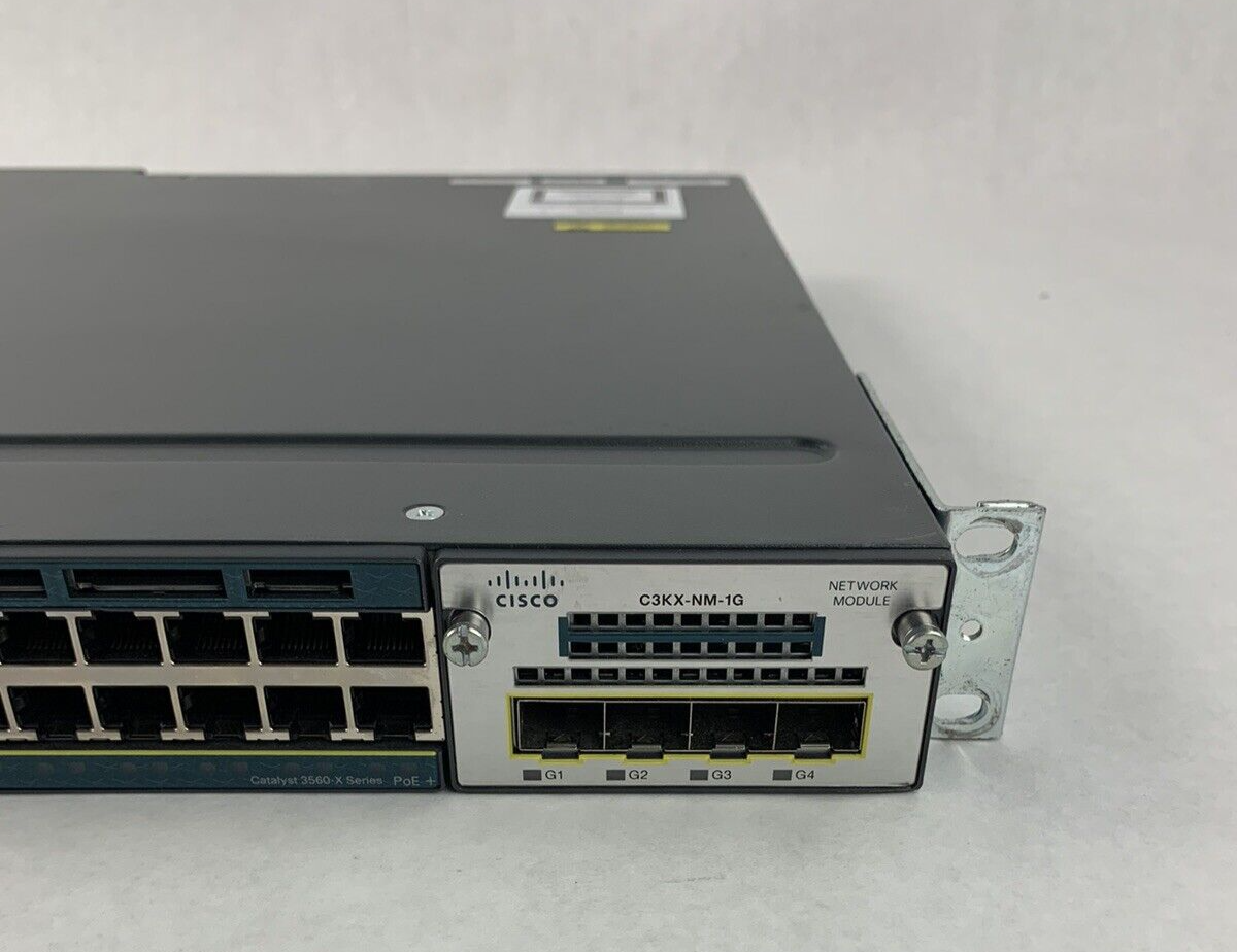Cisco Catalyst 3560X CATALYST WS-C3560X-48PF-S Network Switch