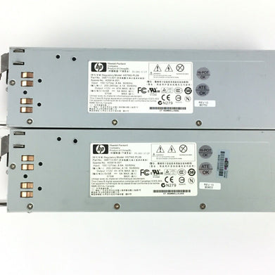 LOT OF (2) - HP 398713-001 405914-001 575W HSTNS-PL09 Power Supplies
