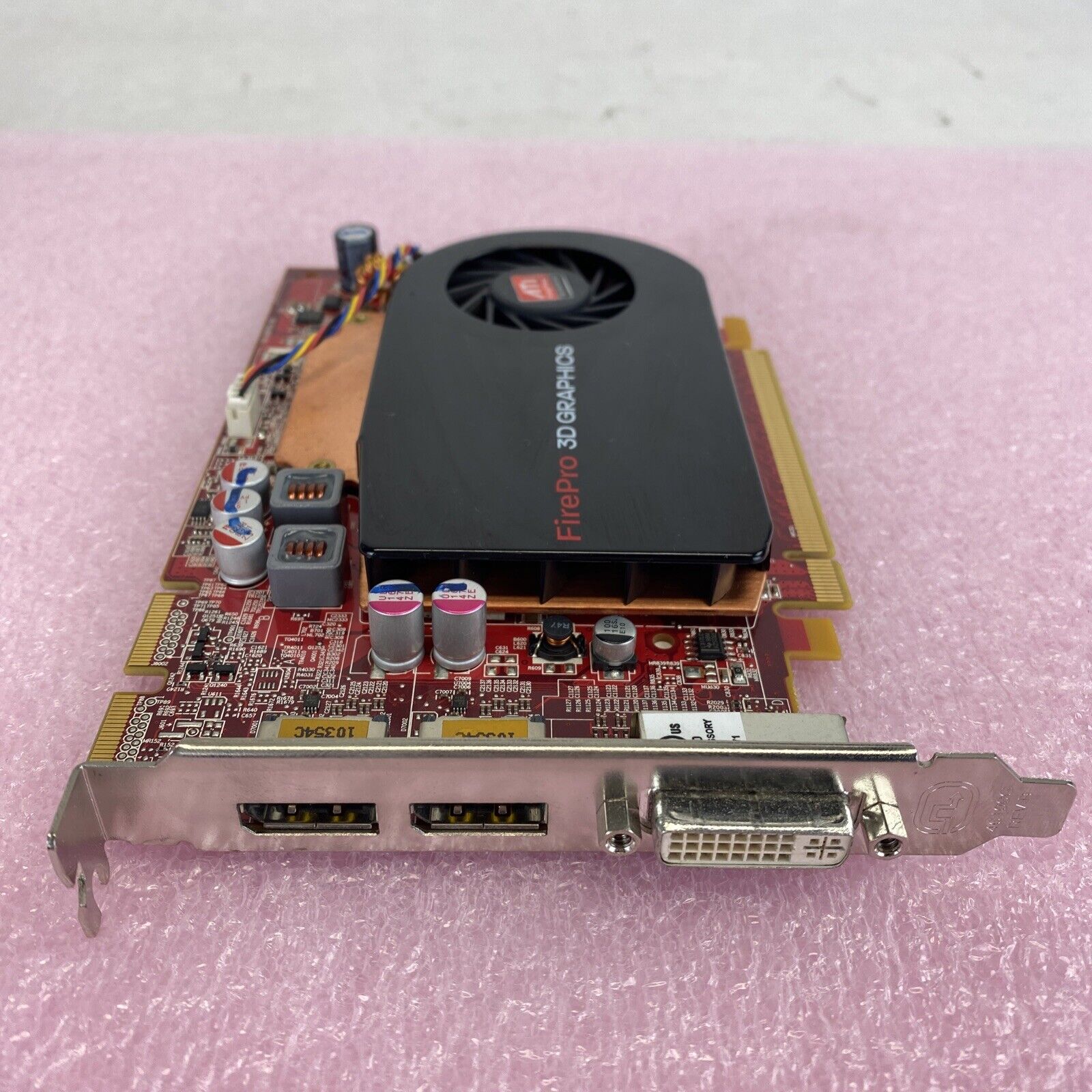 AMD ATI FirePro V3750 256MB DVI video graphics card with (2) DisplayPorts