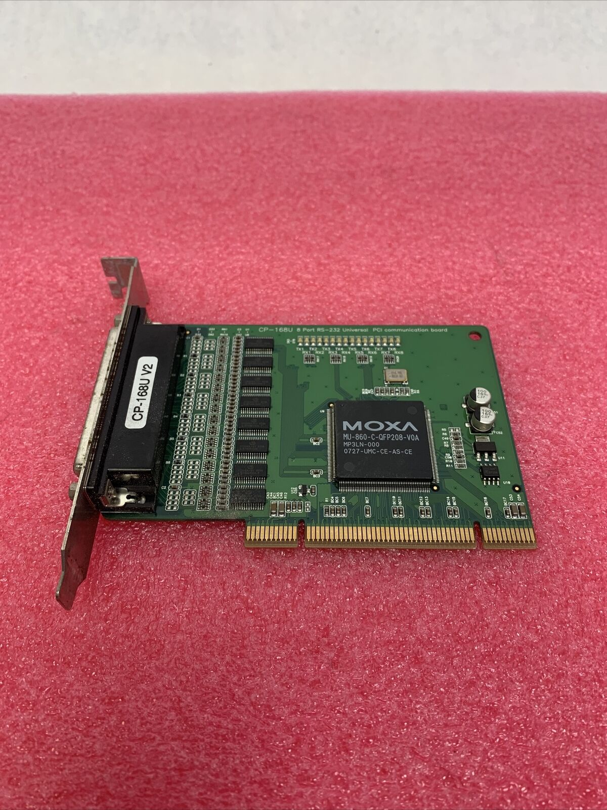 MOXA CP-168U V2 8-port RS-232 Universal PCI Multiport Serial Board