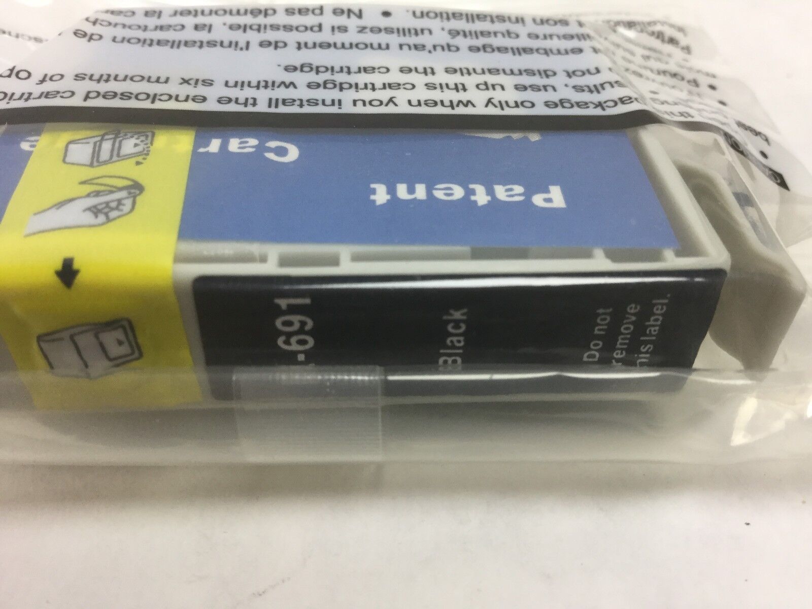Ink Cartridge for Epson E-691 Black, New Factory Sealed
