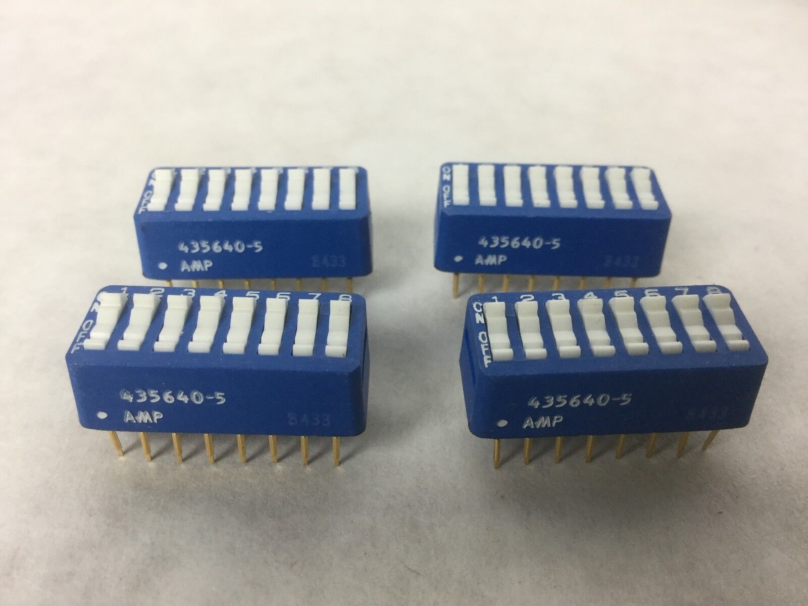 AMP 435640-5 Rocker Switch, Lot of 4, NEW
