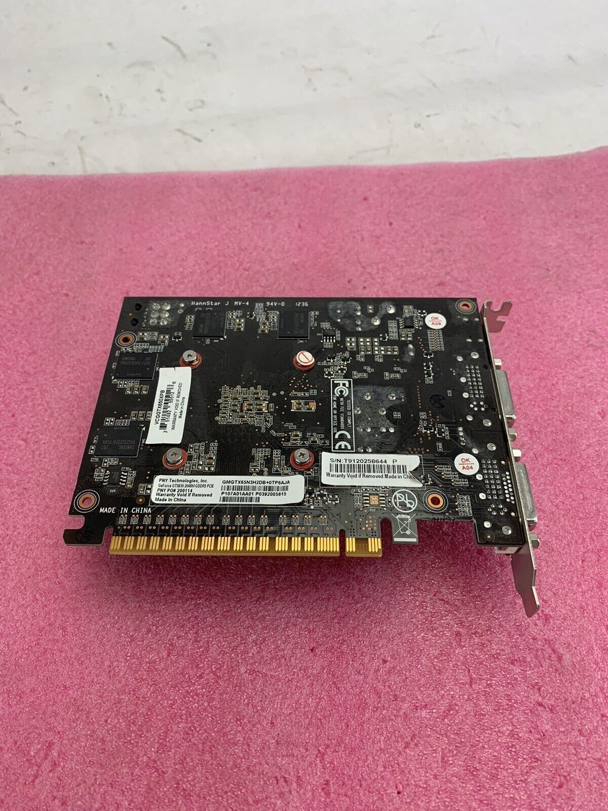PNY GeForce GTX650 2048M GDDR5 PCIe Graphics Card