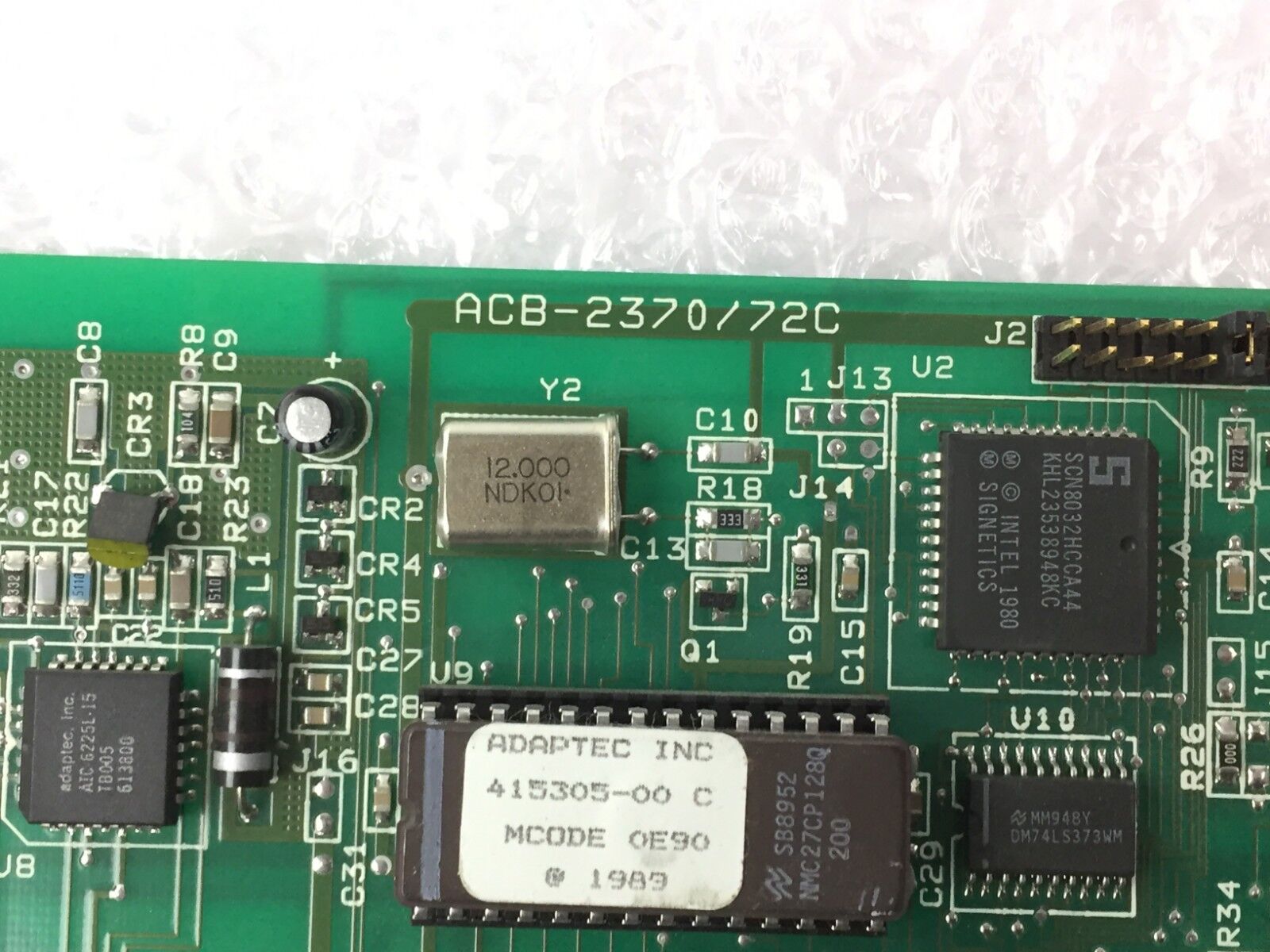 Adaptec Acb-2370/72c 16 Bit MFM FDD HDD Controller ISA Interface
