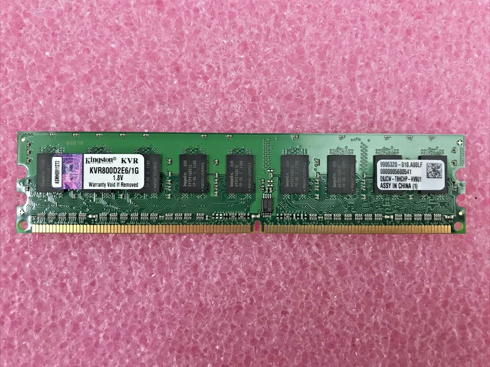 Kingston KVR800D2E6/1G 1GB 1.8V RAM