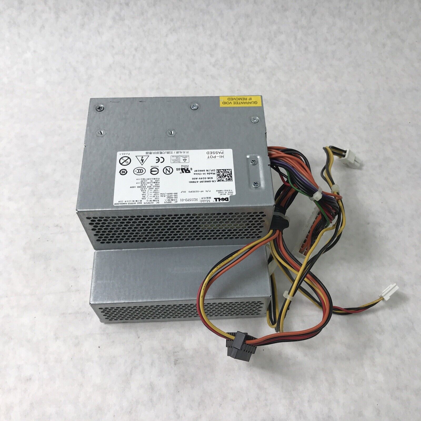 Dell H235PD-01 60Hz 240V Power Supply 0M619F (Tested and Working
