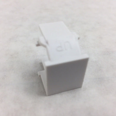 Lot of 5 C2G 03820 Snap-In Blank Keystone Module - White