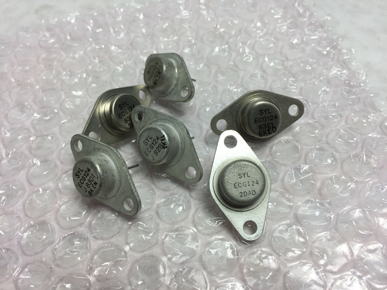 NOS  Sylvania ECG124 Transistor  Lot of 6