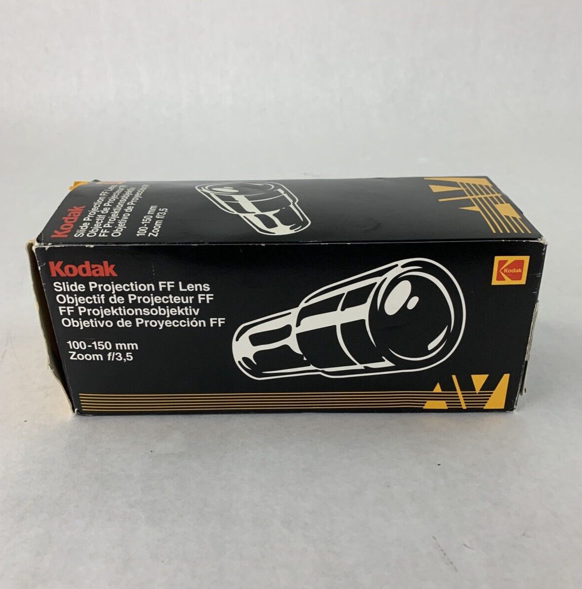 Box Opened Kodak Slide Projection FF LENS 100-150 mm ZOOM f/3,5  3432