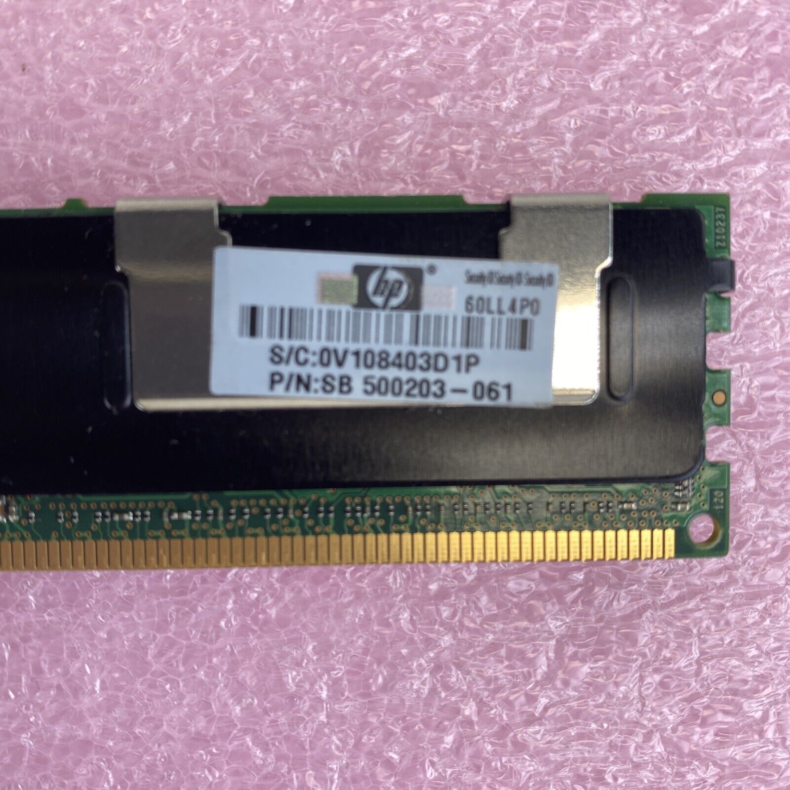 Lot 6x 4GB Elpida EBJ41HE4BDFD-DJ-F 2Rx4 PC3-106000R server RAM memory