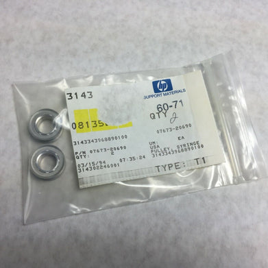 OEM HP Agilent Pulley Syringe 07673-20690  Lot of 2   NOS