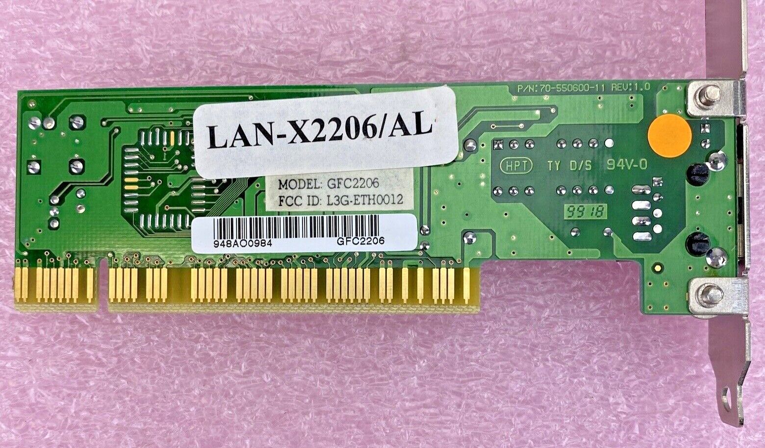 NetSurf GFC2206 70-550600-11 Rev1.1 Realtek RTL8139B LAN Network PCI A