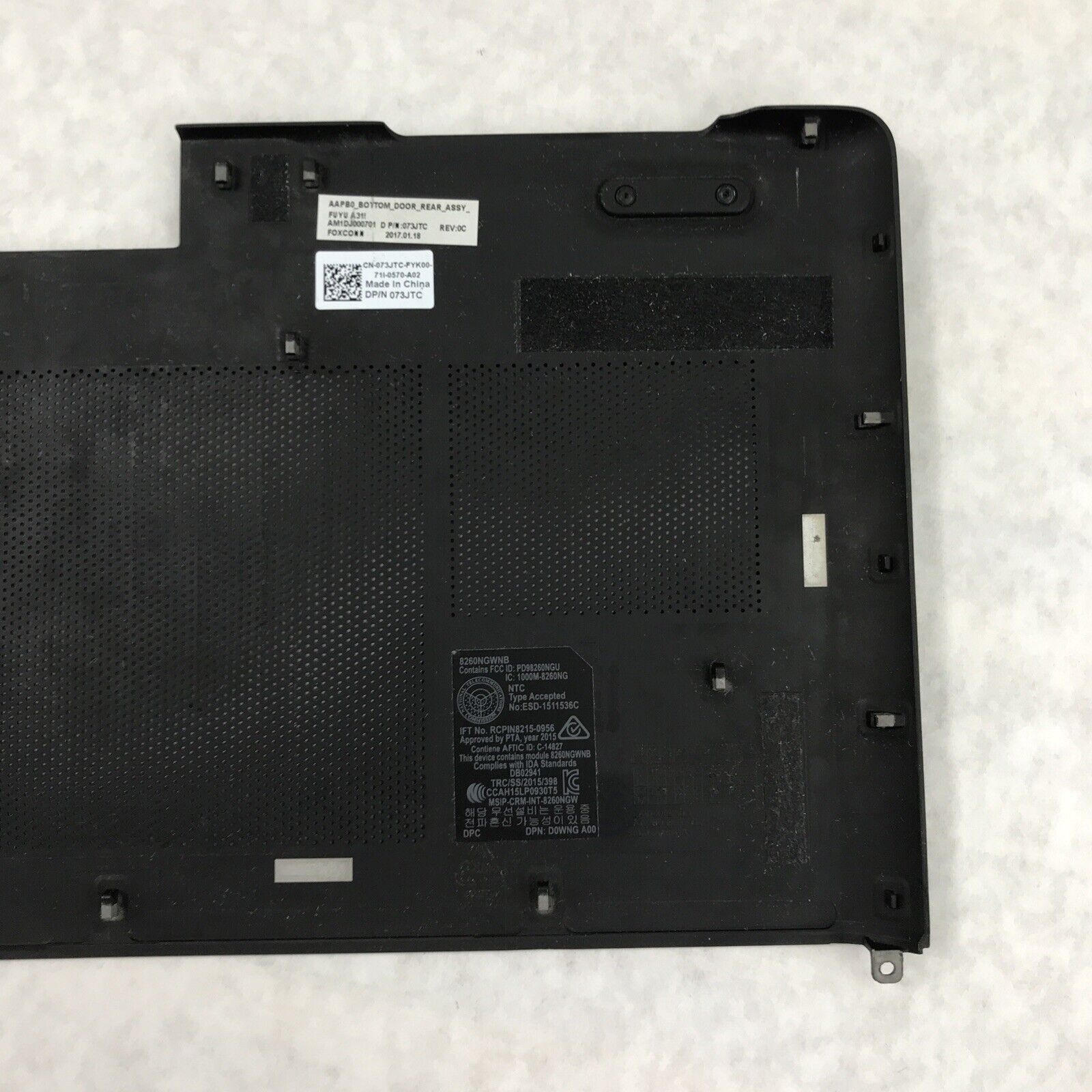 Dell Genuine Precison 7710 Bottom Access Panel Door Black 73JTC 073JTC