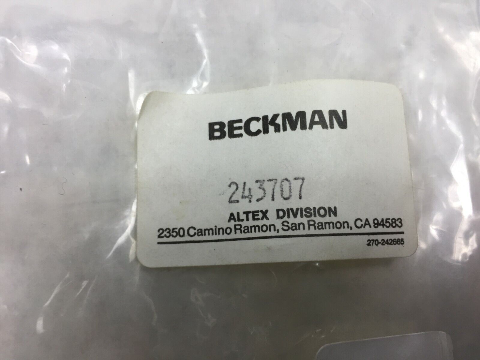 Beckman Cam Foller Shaft for Model 110 Pump  243707