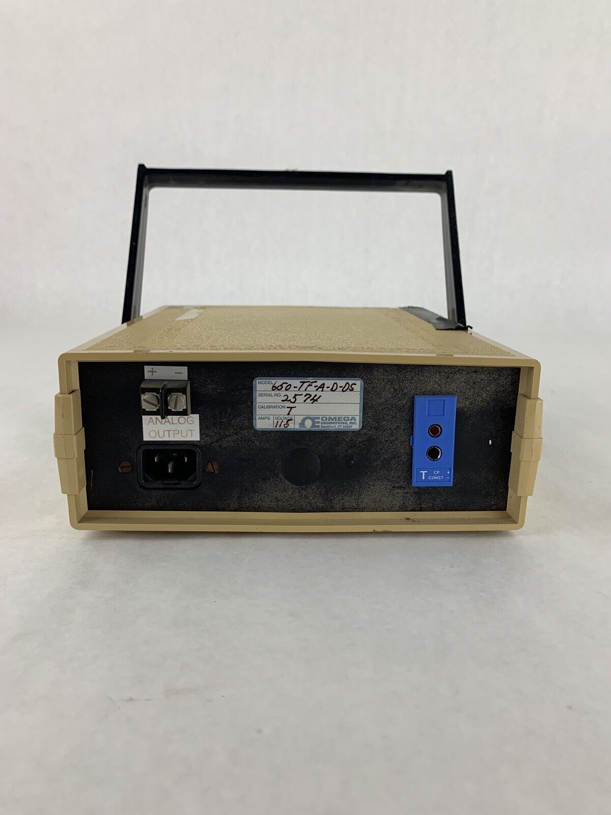 Omega Model 650 Type J Thermocouple Thermometer Power Tested