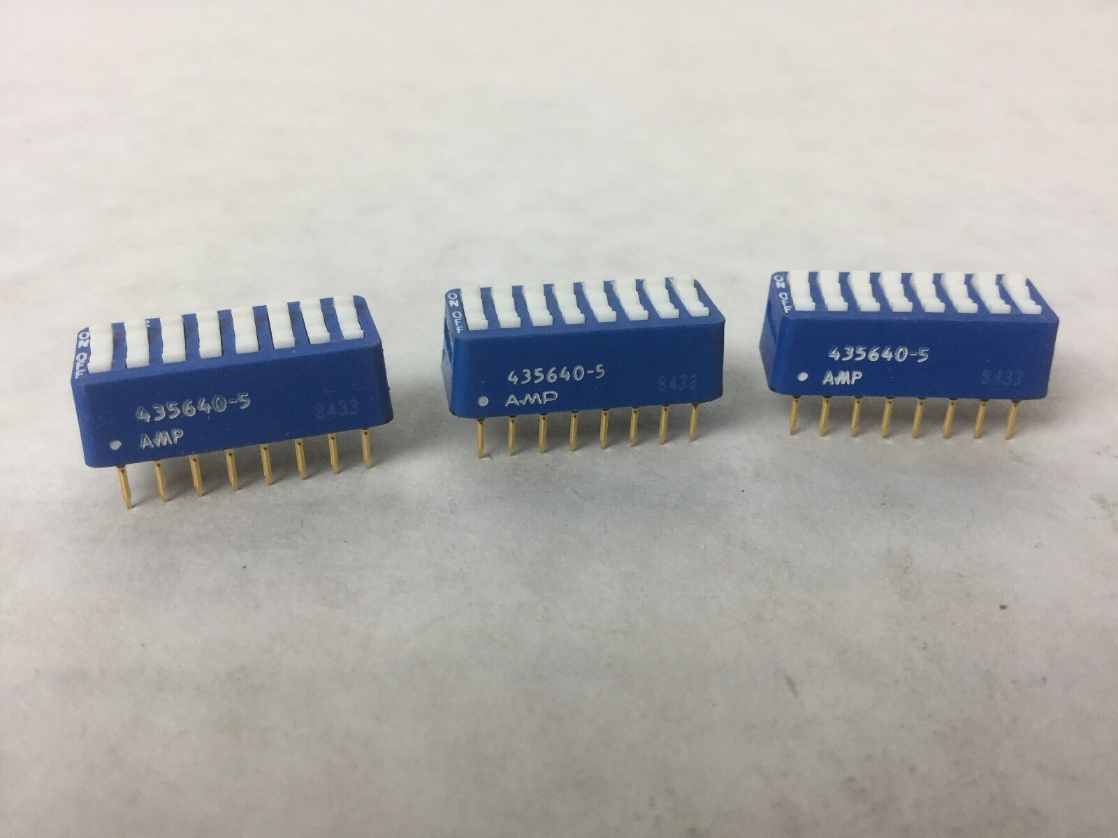 AMP 435640-5 Rocker Switch, Lot of 3, NEW
